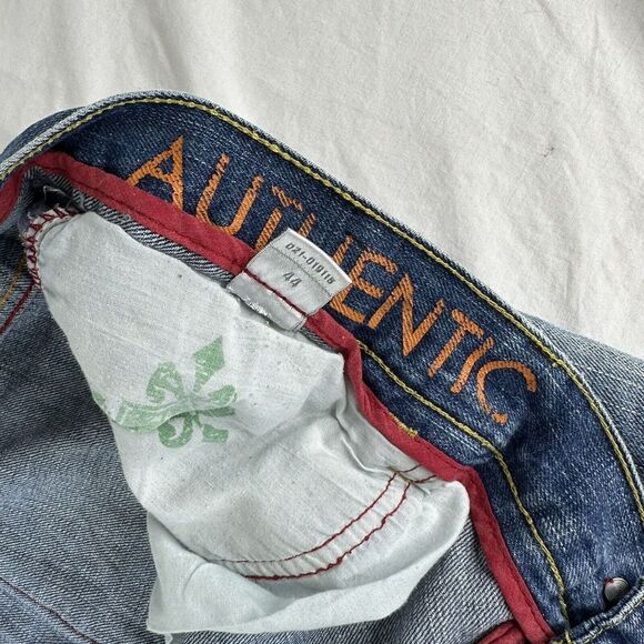 RARE VTG Coogi Jeans Australia Denim Embroidered Stitch Baggy Rap Hip Hop 44x34 - Picture 11 of 13